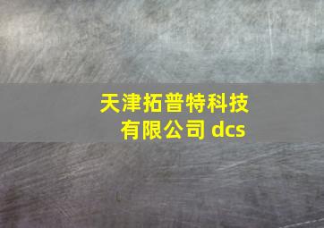 天津拓普特科技有限公司 dcs